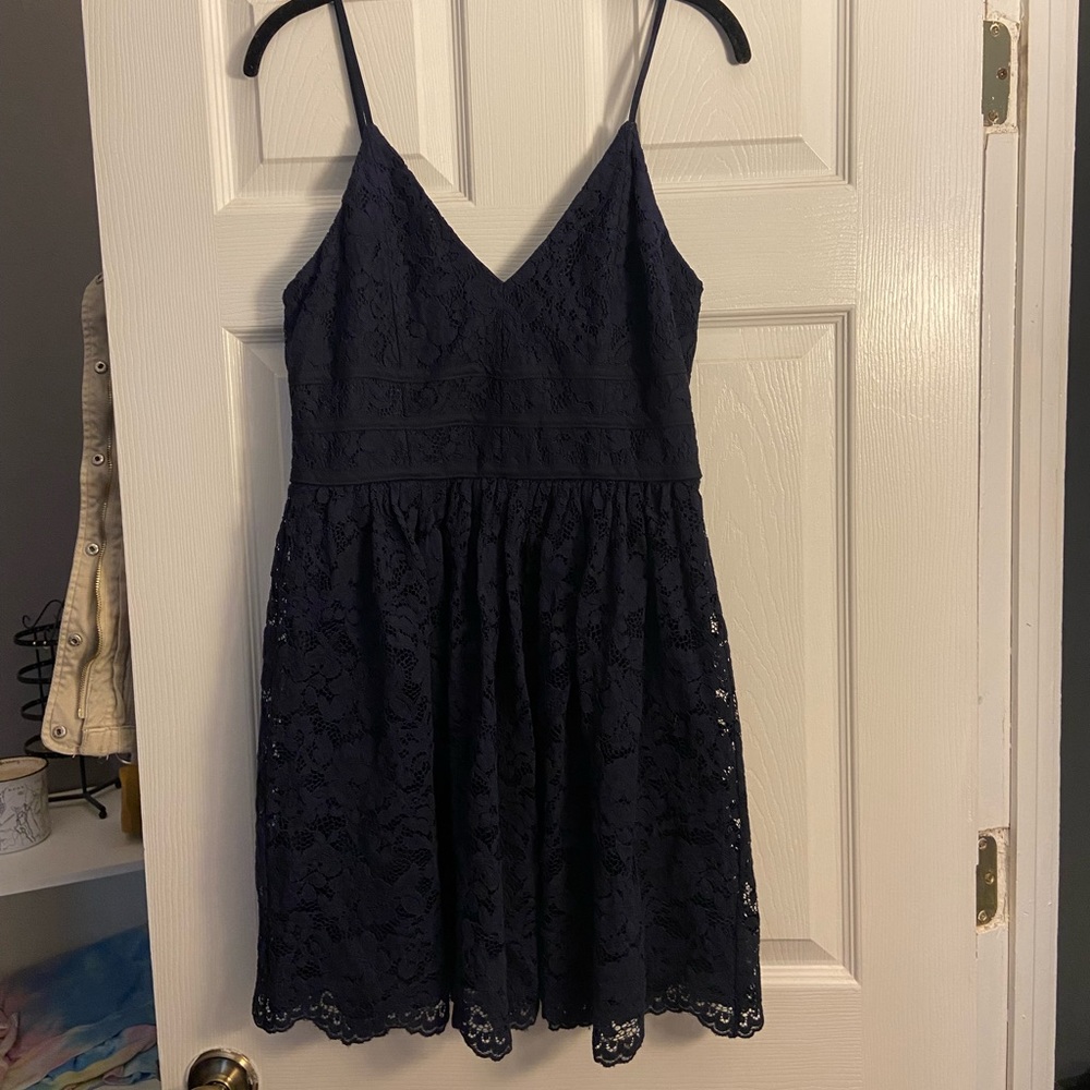 Lulu’s Navy Lace Dress